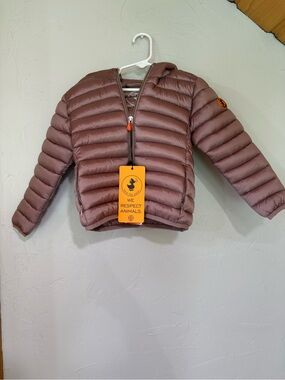 NWT Lightweight Hooded Puffer Jacket - Dusty Mauve